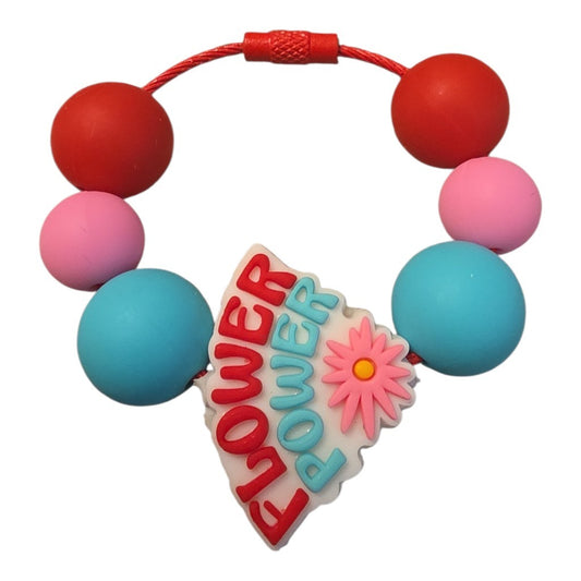 Flower Power Tumbler Charm