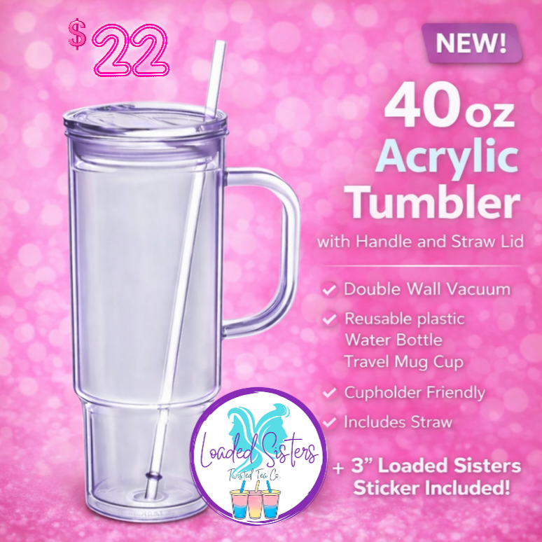 40 oz Acrylic Tumbler 🥤 image 1