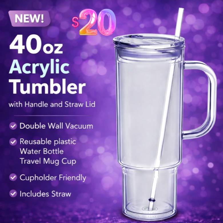 40 oz Acrylic Tumbler 🥤 image 0